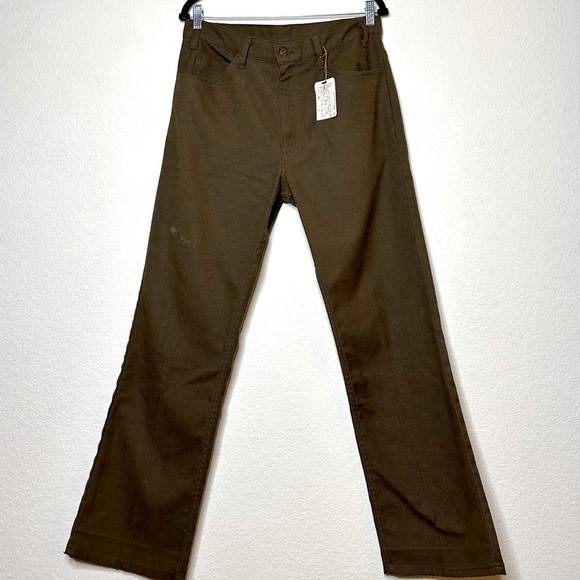 70’s Vintage Levi’s 517 Black Tab Boot Cut Pants